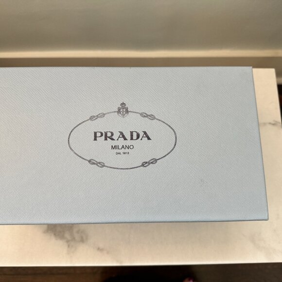 Blue and Black Authentic Prada Pumps - Picture 4 of 10